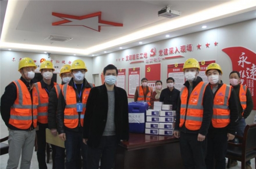 【防疫复工两手抓】美高梅mgm电子娱乐游戏集团所属杭安公司领导赴之江实验室一期工程—园区工程（西区）机电安装项目部调研检查疫情防控和复工工作