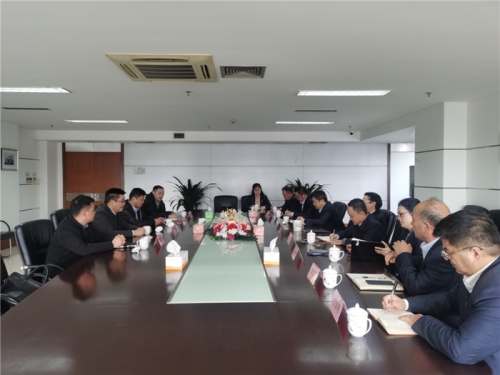 【领导关怀】市城投集团党委委员、副总经理沈卓恒一行赴美高梅mgm电子娱乐游戏调研指导工作
