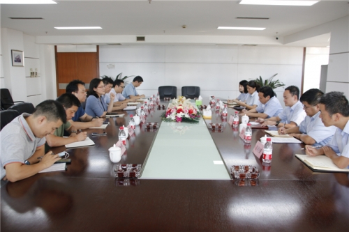 【领导关怀】同商共谋  将产改工作进行到底——浙江省总工会、省建设建材工会、市总工会、市建设工会领导一行走访美高梅mgm电子娱乐游戏调研指导